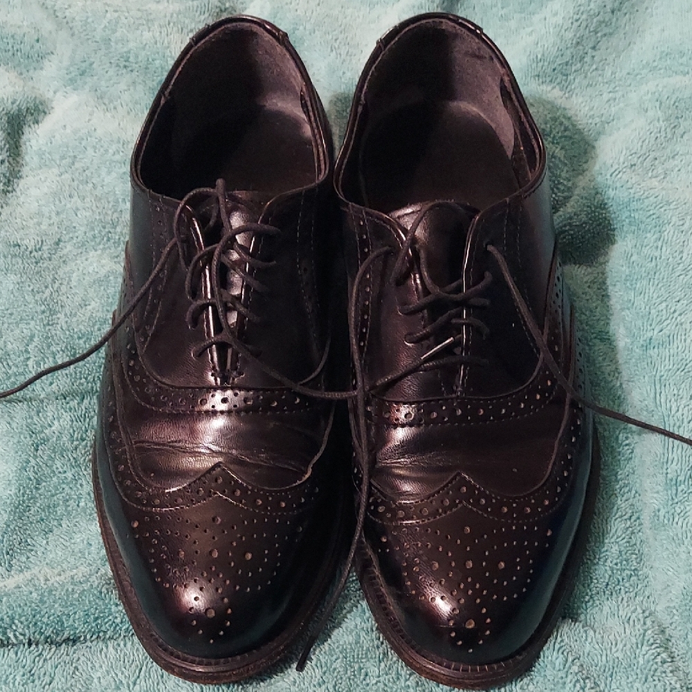 Dexter Black Leather Men's Oxfords Mens 8